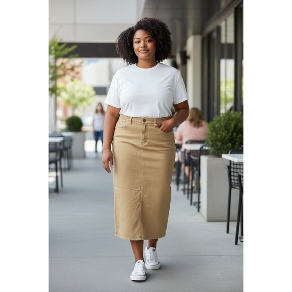 Chadwick's Dresses & Skirts - Chadwick 's Women's Long Khaki Skirt